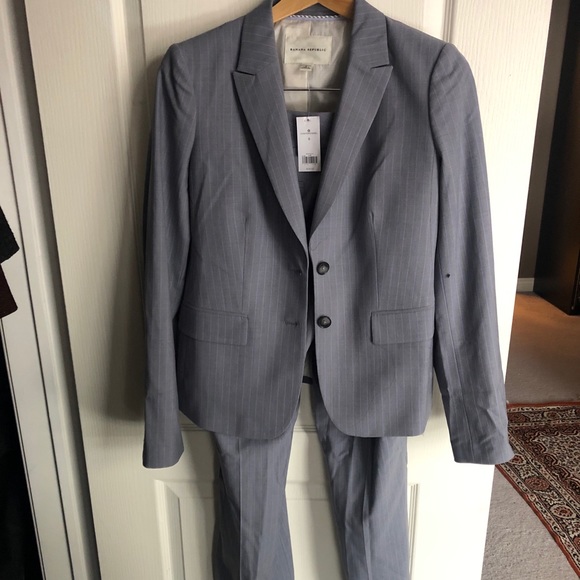 Nwt Banana Republic pinstripe suit - Picture 1 of 9